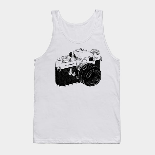 Vintage Camera SLR Tank Top by TrocaBoo